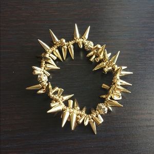 Stella & Dot Gold Renegade Cluster Bracelet